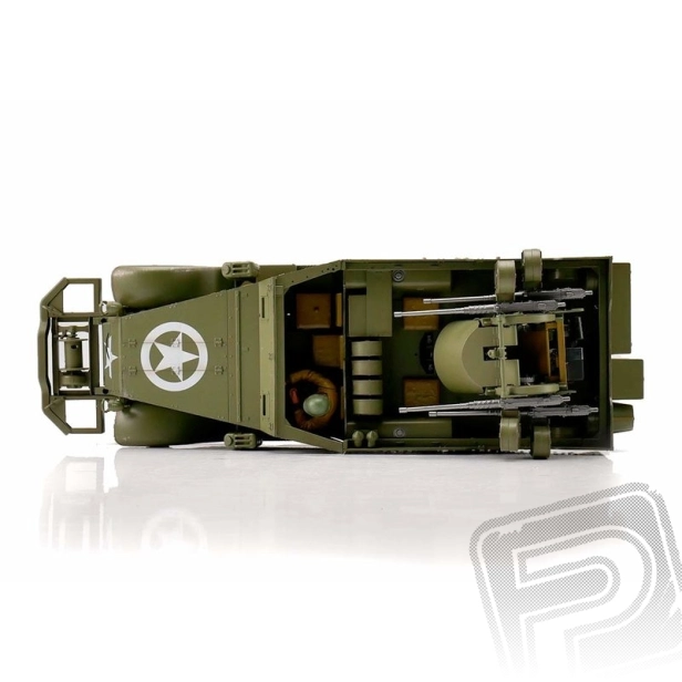 RC M16 Polopásové kolesové vozidlo 1/16