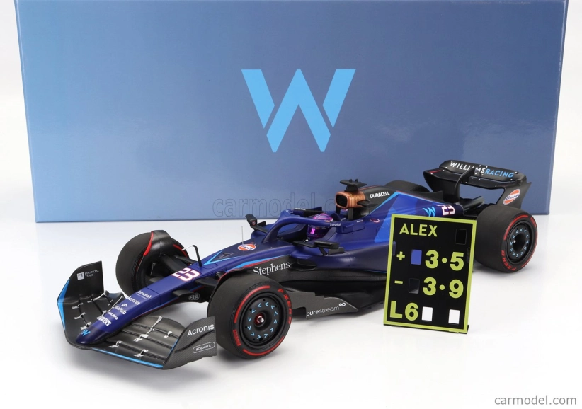 Minichamps Williams F1  Fw45 Team Williams Racing N 23 Season 2023 Alexander Albon 1:18 Blue