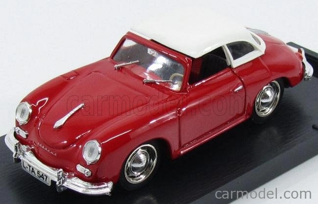 Brumm Porsche 356 Hard Top 1952 1:43 Červená Bílá