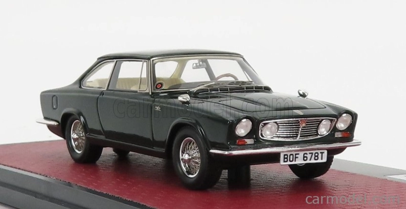 Modely v mierke Matrix Jaguar S-type Frua 1966 1:43 Tmavo zelená
