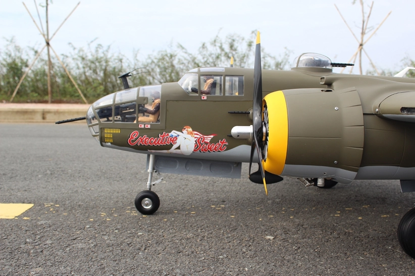 RC letadlo Mitchel B-25 2,41m (Zatahovací podvozek)