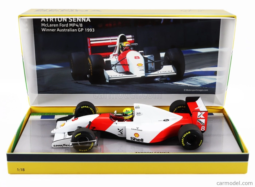 Minichamps Mclaren F1 Ford Mp4/8 V8 Team Marlboro N 8 Winner