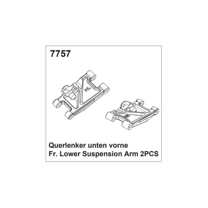 Řídící rameno přední/zadní DF models 7757