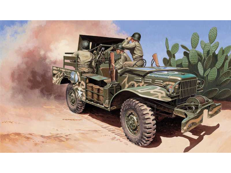 Italeri Dodge WC-55 s kanónom M6 (1:35)
