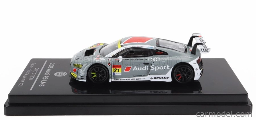 Paragon-models Audi R8 Lms Team Hitotsuyama N 21 Gt300 Class Super Gt 2017 Richard Lyons - Masataka Yanagida 1:64 Šedá Bílá