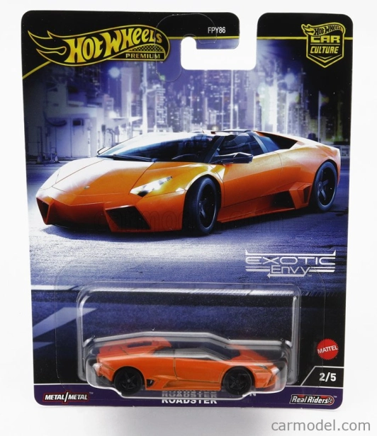 Mattel hot wheels Lamborghini Reventon Roadster 2009 1:64 Orange