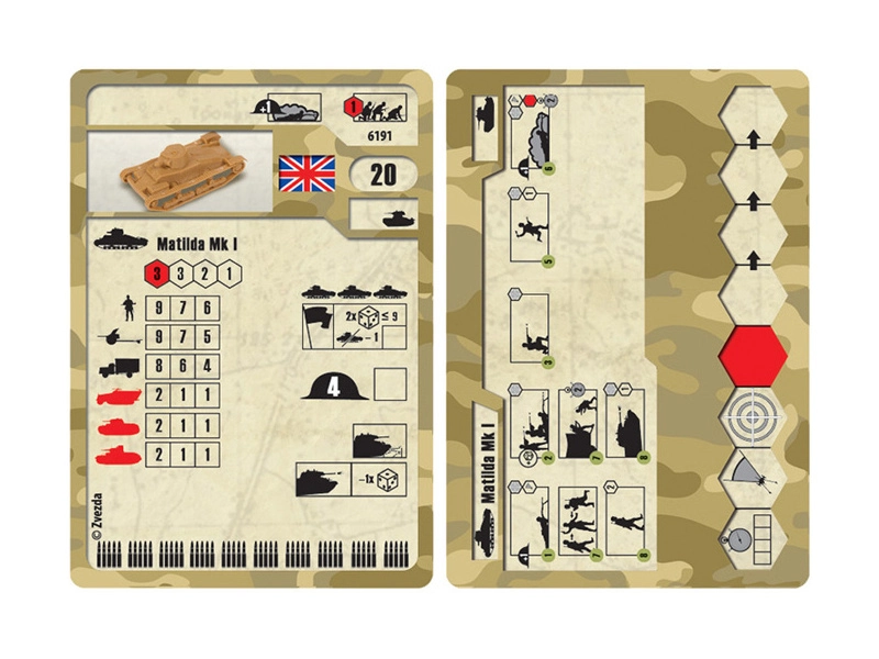 Zvezda Snap Kit – Matilda Mk I (1:100)