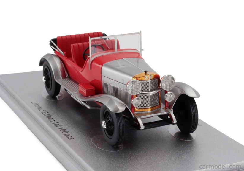 Kess-model Alfa romeo Rl Super Sport 4 Seat - 4 Posti - Bez krytého sedadla 1927 1:43 Red Silver