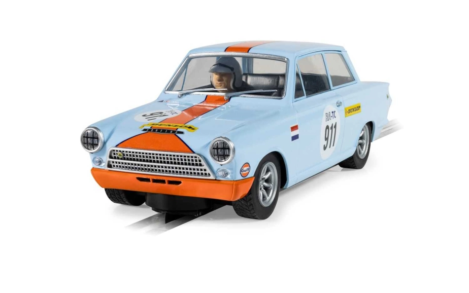 Autíčko Gulf SCALEXTRIC C4669 - Ford Lotus Cortina (1:32)