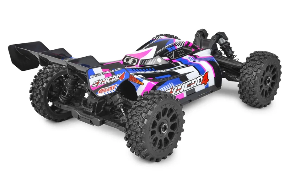 SYNCRO-4 - BUGGY 4WD 3-4S Brushless - RTR - 2026 růžová