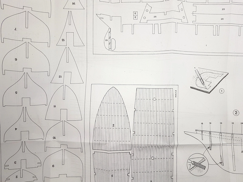 Mantua Model Mercator školská plachetnica 1:120