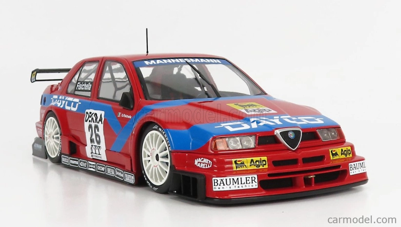Werk83 Alfa romeo 155 V6 Ti Team Alfa Corse N 26 Dtm Itc 1995 Giancarlo Fisichella 1:18 Červená modrá