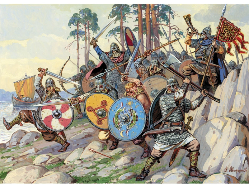 Zvezda figúrky Vikings (1:72)