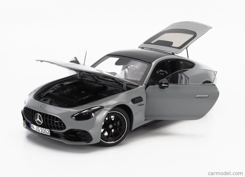 Nzg Mercedes benz Amg Gt43 (c192) 2024 1:18 sivá čierna