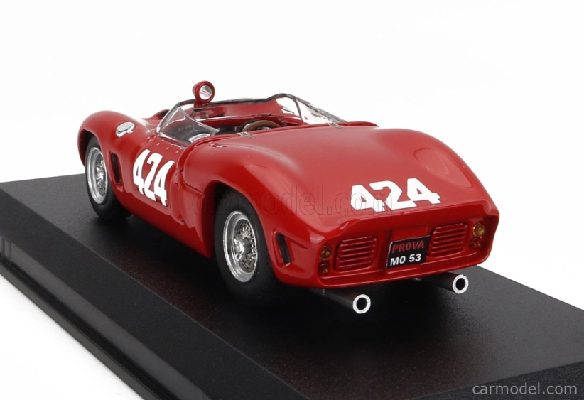 Art-model Ferrari 196 Sp S/n 0804 N 424 Winner Rally Trento-bondone 1962 L.scarfiotti 1:43 Červená