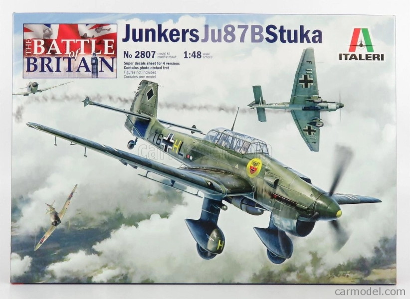Italeri Junkers Ju-87b Lietadlo Stuka Military 1935 1:48 /