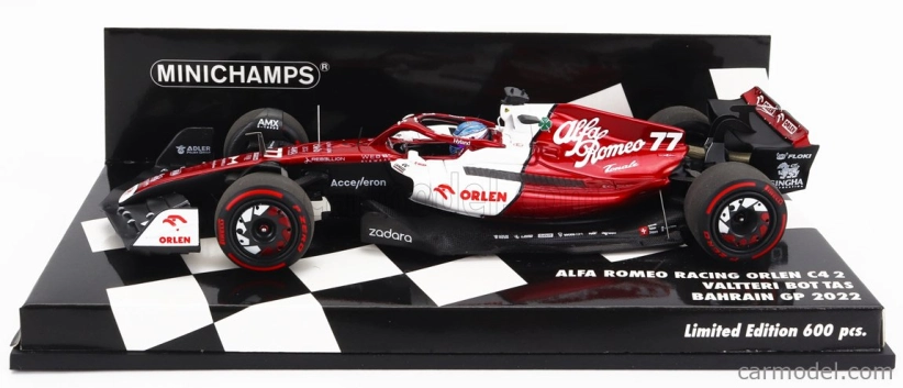 Minichamps Alfa romeo F1 C42 Team Orlen Racing N 77 1:43, bíločervená