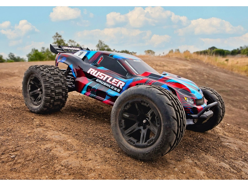 Traxxas Rustler 1:10 VX3 RTR červený