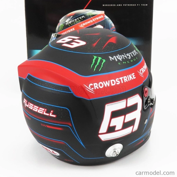 Mini helmet Bell helma F1 George Russel - Mercedes Amg Petronas Season 2022 1:2