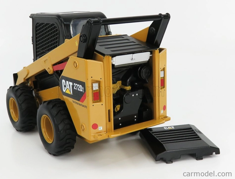 Dm-models Caterpillar Cat272d Ruspa Gommata - Skid Steer Loader 1:16 Žlutá Černá