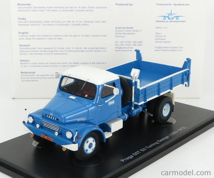 Autocult Praga S5t Truck S3 Tuning Design 1969 1:43 Blue