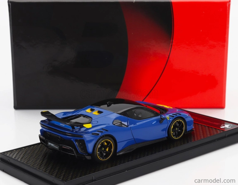 Bbr-models Ferrari Sf90 Xx Stradale 2024 1:43 Azzurro Dino - Blue Met Black Yellow