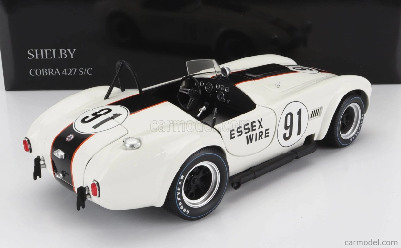 Kyosho Ford usa Shelby Cobra 427 S/c Spider Essex Wire N 91 1:18, bílá
