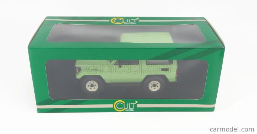 Kultové modely Toyota Land Cruiser Bj70 1984 1:18 Zelená