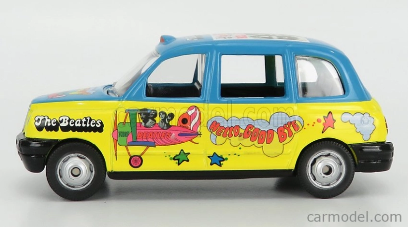 Corgi Austin London Taxi Lti Tx4 2014 - The Beatles 1:36 Žlutá Světle Modrá