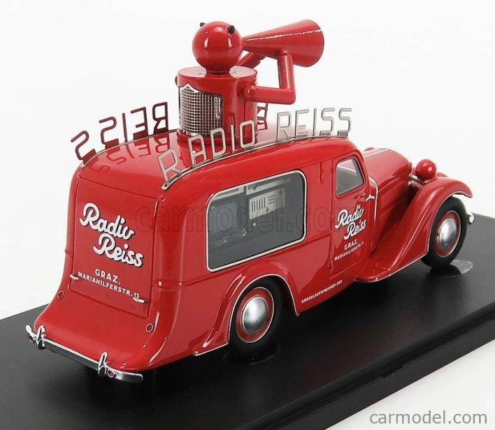 Autocult Steyr Xx Versuchswagen - Radio Reiss - Austria 1929 1:43 Red