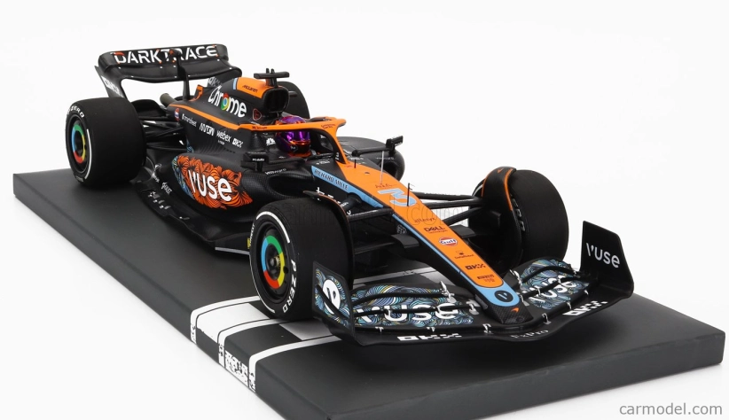 Minichamps Mclaren F1 Mcl36 Team Mclaren N 3 Abu Dhabi GP 2022 Daniel Ricciardo 1:18 Oranžová svetlo modrá