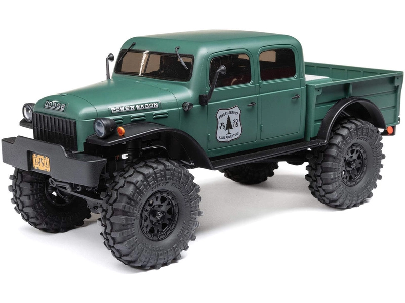 RC auto Axial SCX24 Dodge Power Wagon 1940 1:24 4WD, zelená