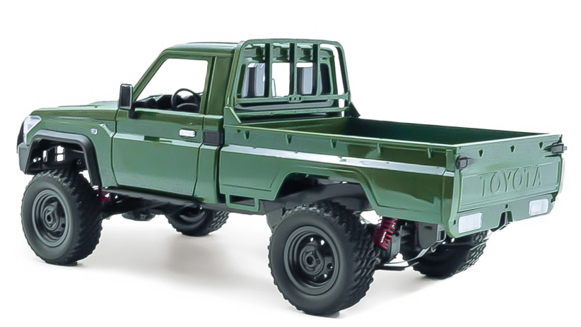 RC auto Land Cruiser Toyota, zelené + náhradná batéria