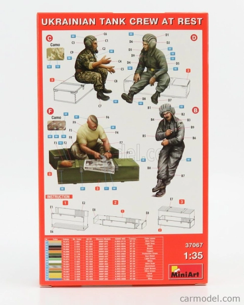 Miniart Figúrky Soldati - Vojaci Vojenský ukrajinský tank 1:35 /