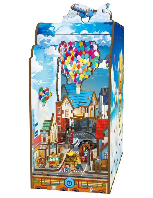 2Kids Toys Zarážka na knihy Miniatura domečku Domek mezi oblaky