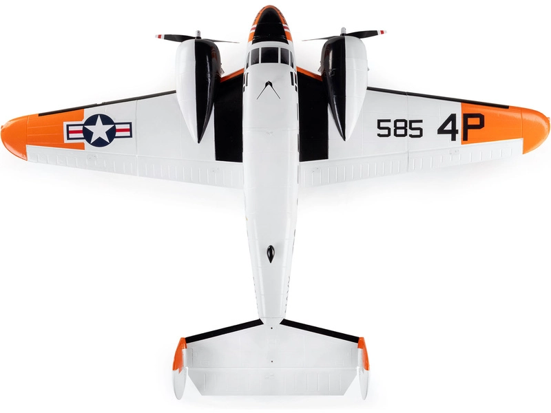 E-flite Beechcraft D18/RC-45J 1.5m BNF Basic AS3X+ SAFE Select