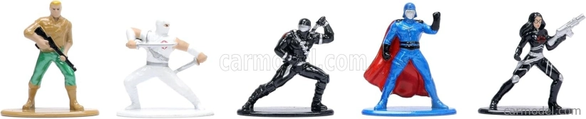 Jada Figures Set 18 X G.i.joe Figures Nano Metalfigs 1:32 Různé