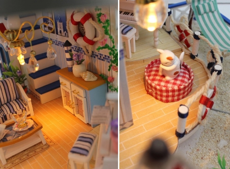 Detský miniatúrny domček Legenda o modrom mori