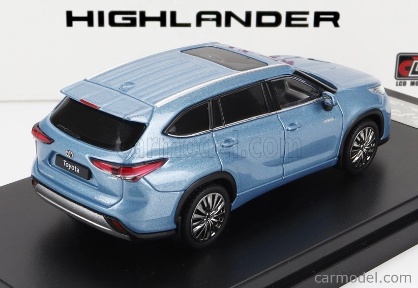 Lcd-model Toyota Highlander 2022 1:64 Moondust Blue