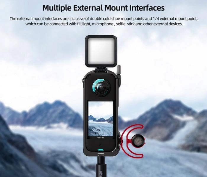 Insta360 X3 – rám z hliníkovej zliatiny