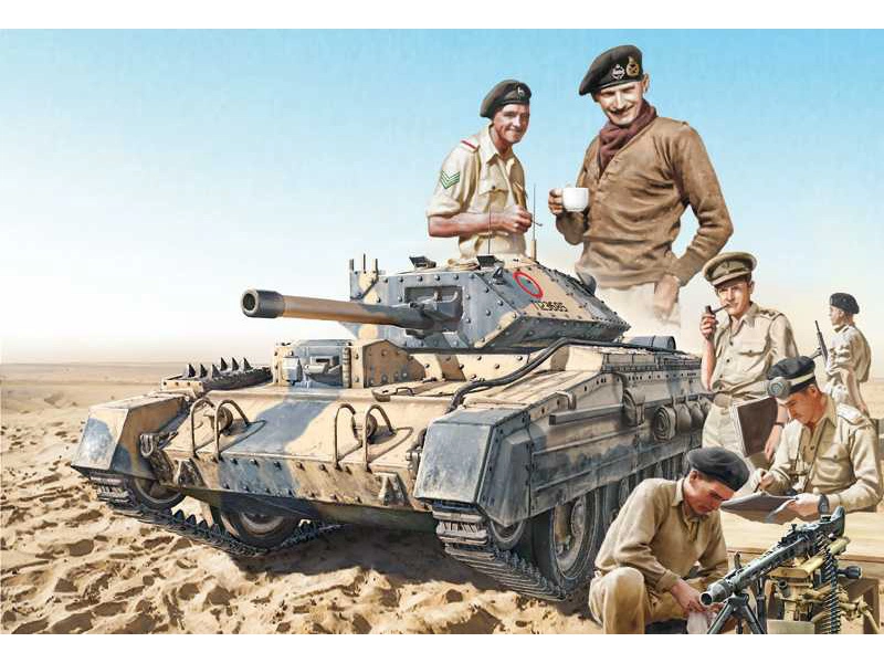 Italeri Crusader Mk. II s britskou posádkou (1:35)