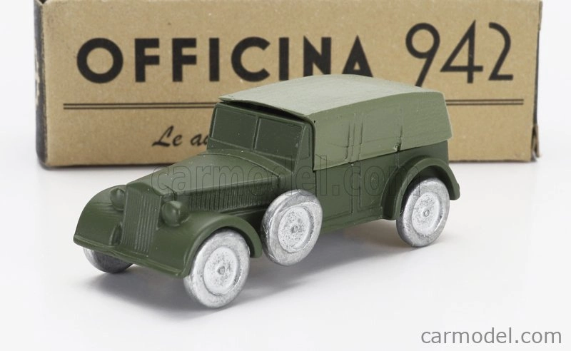 Officina-942 Bianchi Vm 6c Cabriolet Closed 1939 1:76 Vojenská Zelená