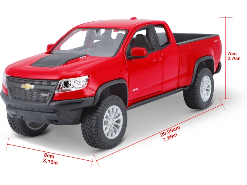 Maisto Chevrolet Colorado ZR2 1:27 červená
