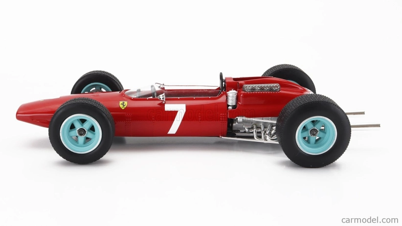 Werk83 Ferrari F1 158 Team Scuderia Ferrari N 7 Víťaz majstrovstiev sveta v Nemecku 1964 John Surtees 1:18 Červená