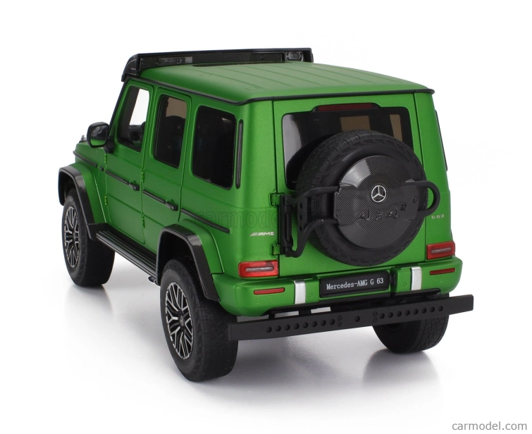 Almost-real Mercedes benz G-class G63 Amg (w463) 4x4 2023 1:18 Peklo Magno Zelená