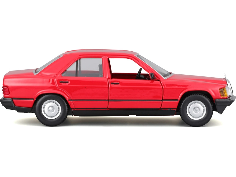 Bburago Mercedes benz 190e 1984 1:24 Red