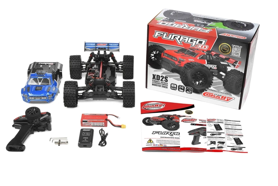 FURAGO XD - RTR - Brushed 2S - Modrá
