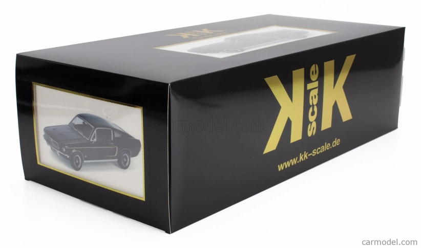 Kk-scale Ford usa Mustang Gt Fastback Coupe 1968 1:12 Black
