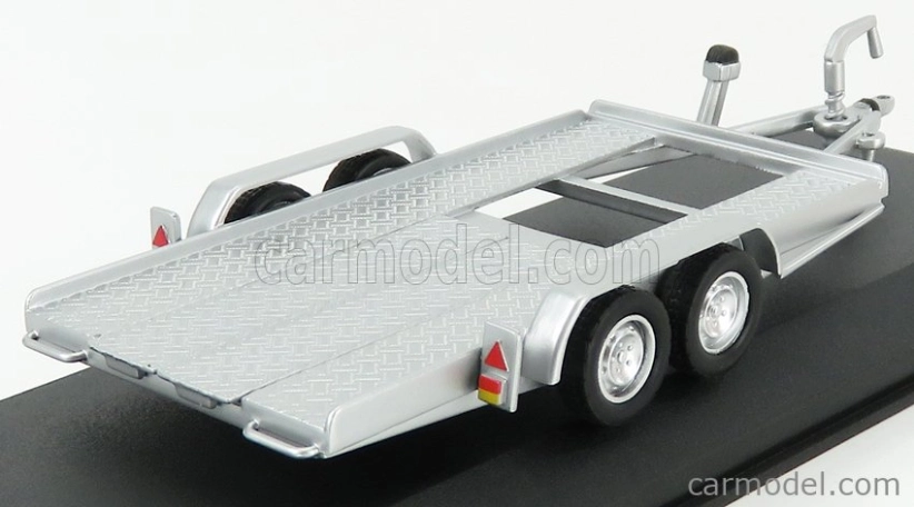 Ixo-models Príslušenstvo Carrello Trasporto Auto - Príves na prepravu áut Strieborné kolesá - auto nie je súčasťou balenia 1:43 Silver Black