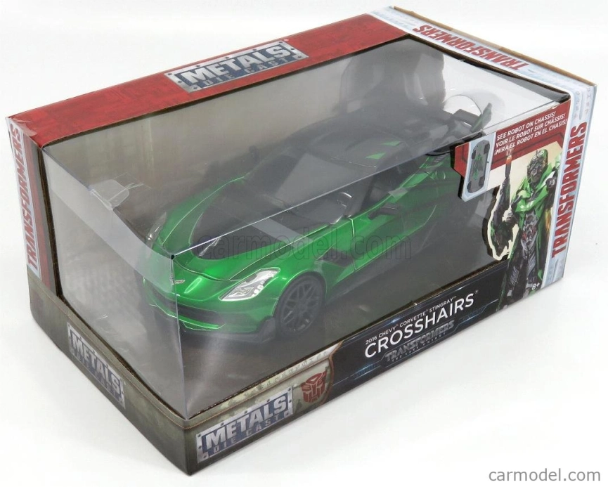 BAZAR-Jada Chevrolet Corvette C7 Coupe Stingray 2014 – Crosshairs Transformers v mierke 1:24